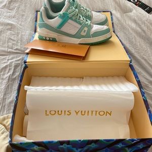 White and Turk wash Louboutin sneakers